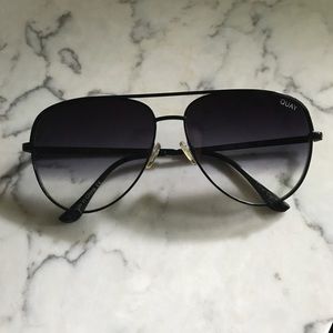 Quay High Key Sunglasses Black Fade Original